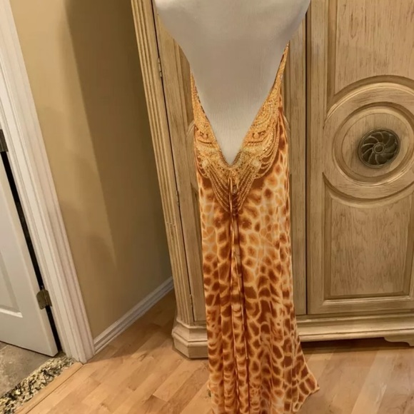 NWT COF 3 Way Giraffe Embellished Maxi Dress O/S - Picture 3 of 3